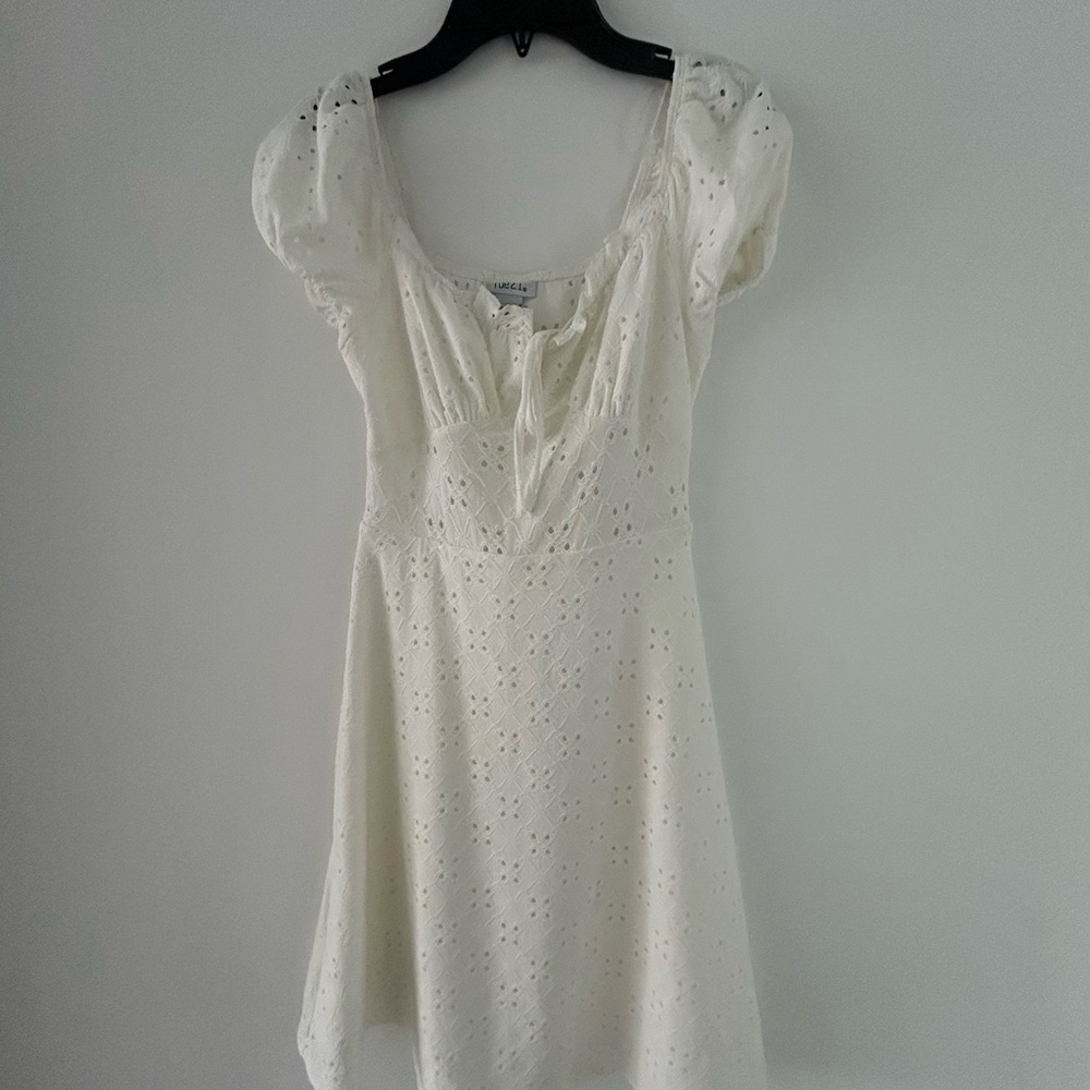 Rue21 Cream Eyelet Dress